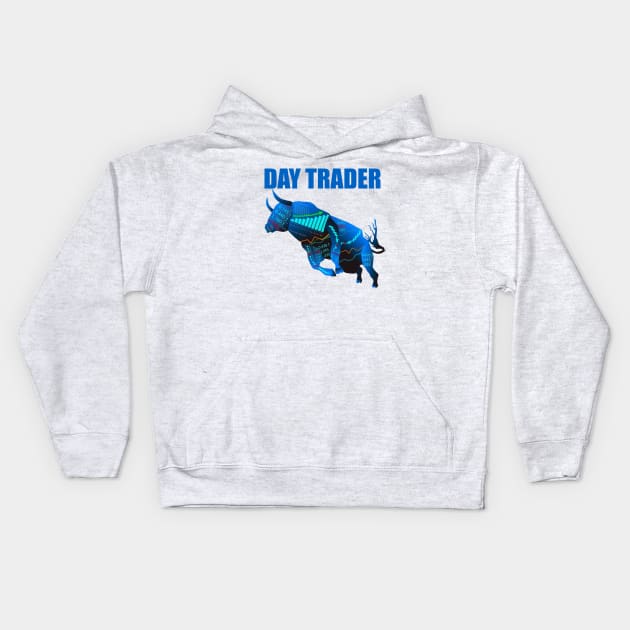 Day Trader Forex Market Kids Hoodie by Proway Design